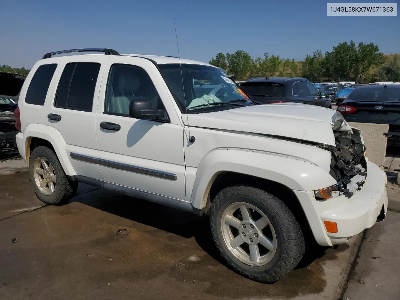 1J4GL58KX7W671363 2007 Jeep Liberty Limited