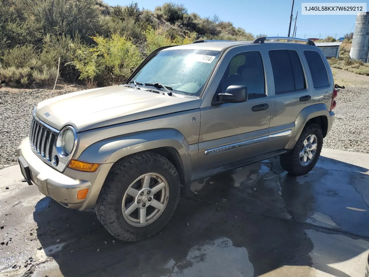 1J4GL58KX7W629212 2007 Jeep Liberty Limited