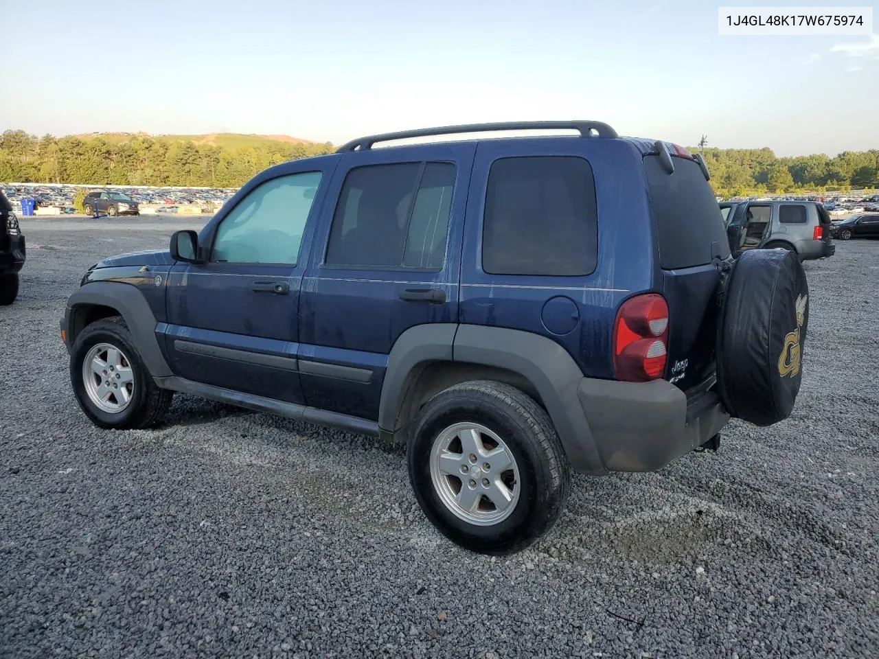 2007 Jeep Liberty Sport VIN: 1J4GL48K17W675974 Lot: 70579844