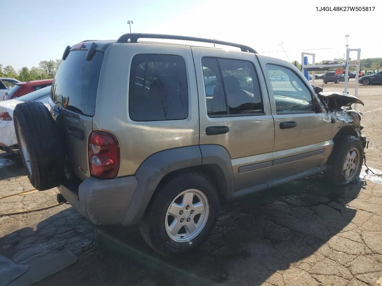 2007 Jeep Liberty Sport VIN: 1J4GL48K27W505817 Lot: 70610974