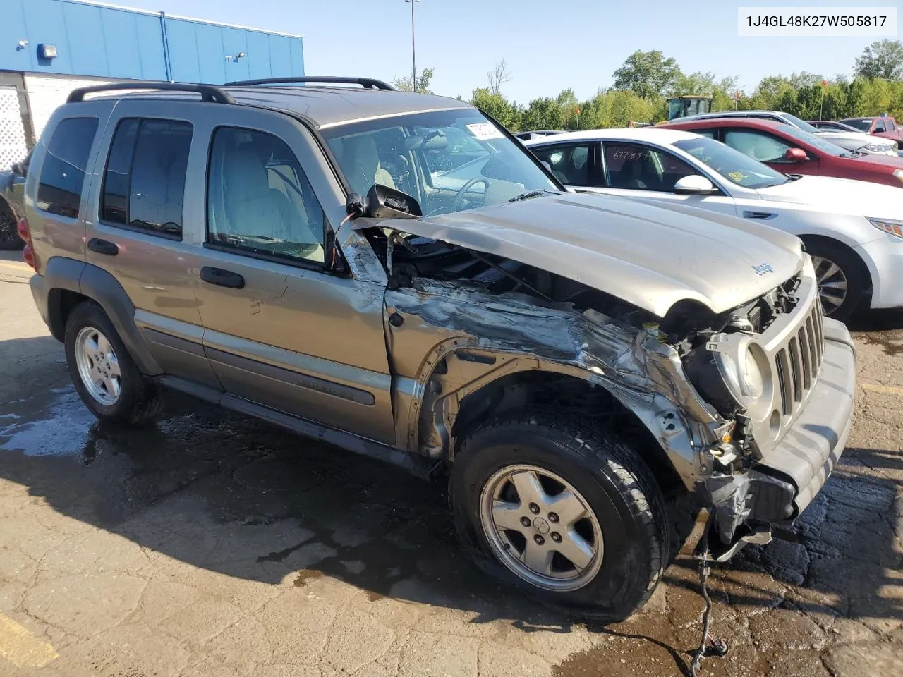 1J4GL48K27W505817 2007 Jeep Liberty Sport