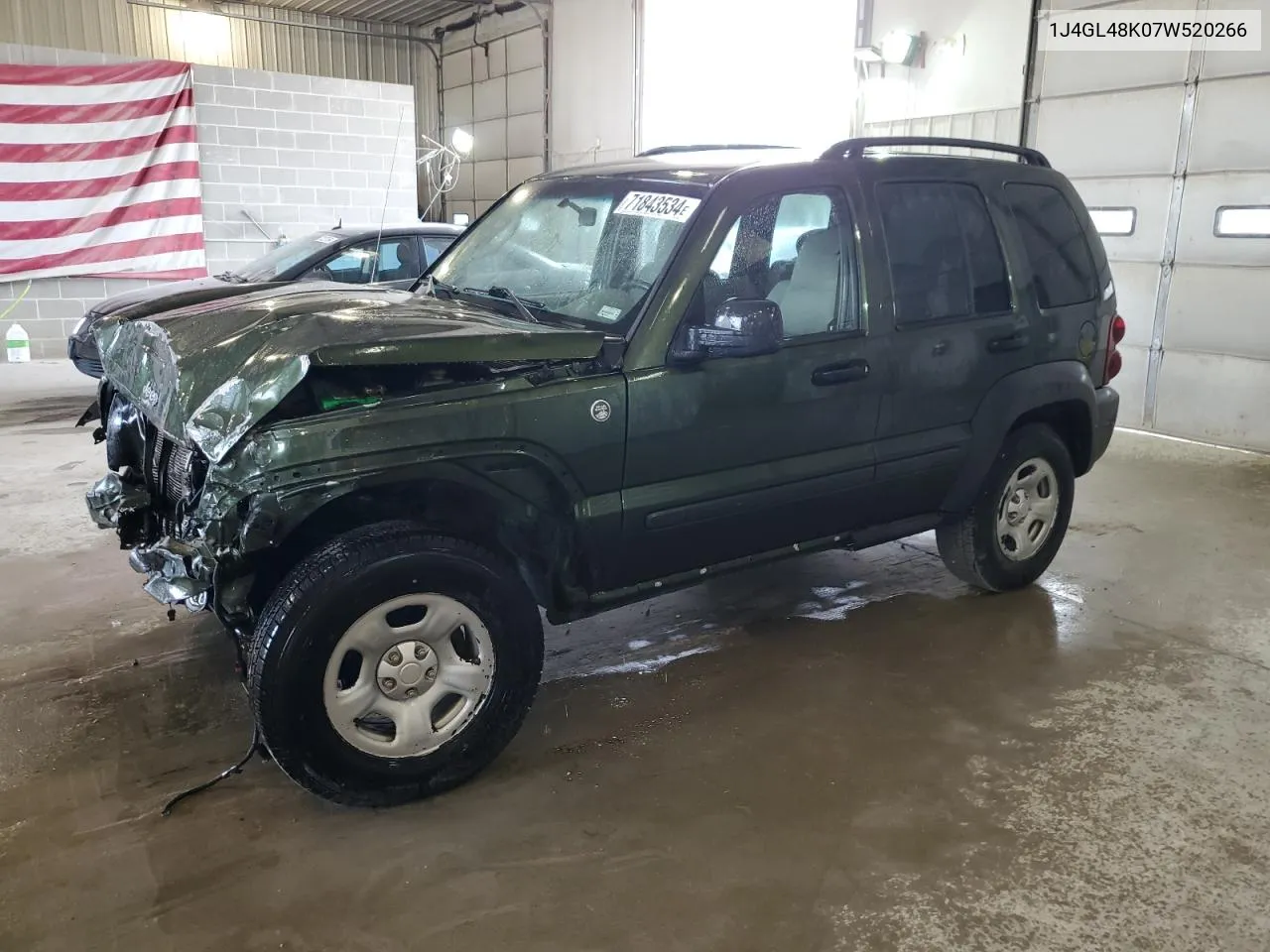 1J4GL48K07W520266 2007 Jeep Liberty Sport