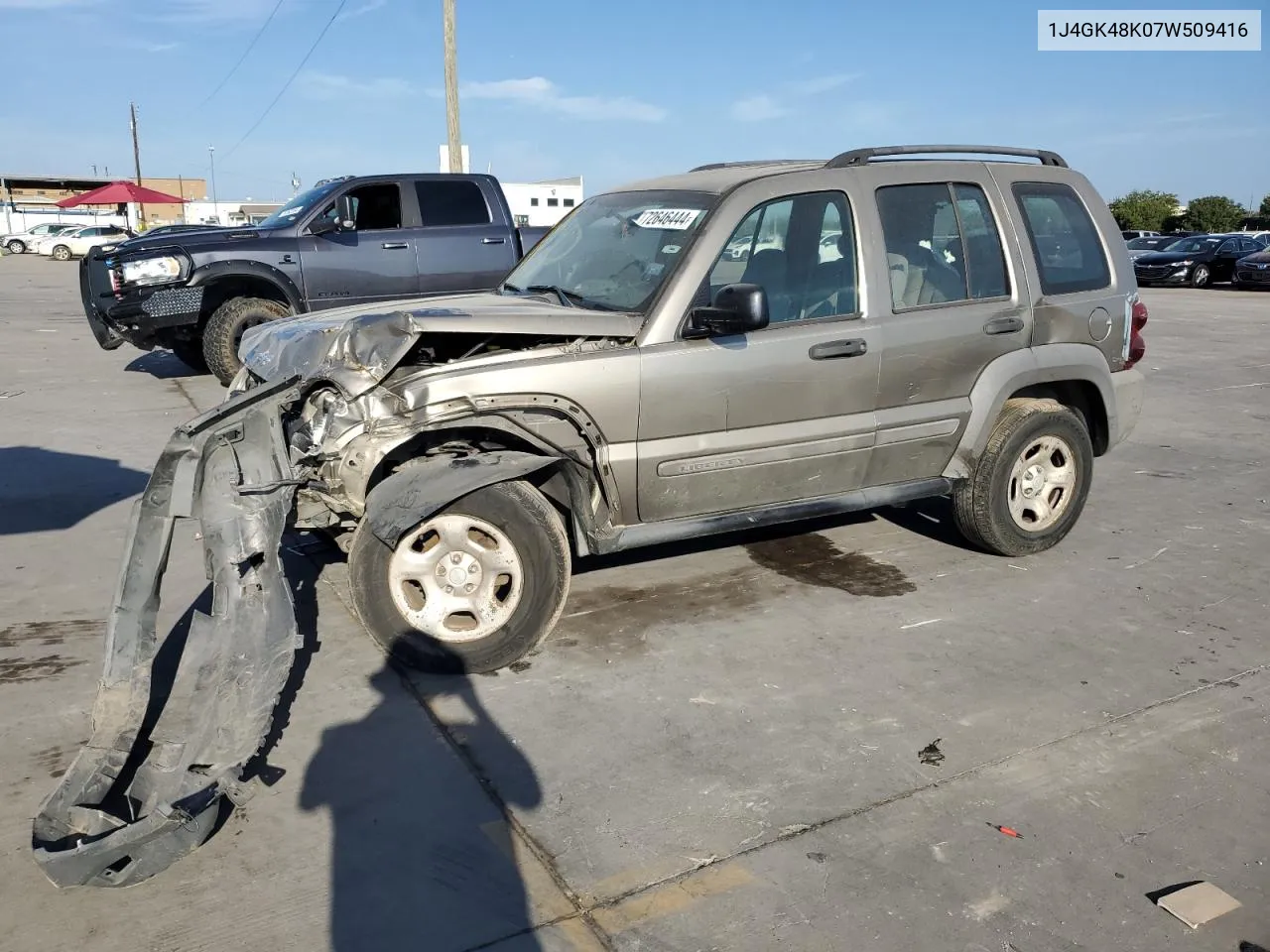 2007 Jeep Liberty Sport VIN: 1J4GK48K07W509416 Lot: 72646444