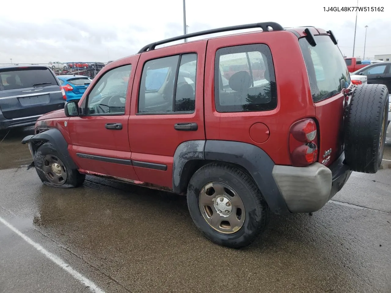 2007 Jeep Liberty Sport VIN: 1J4GL48K77W515162 Lot: 73290804