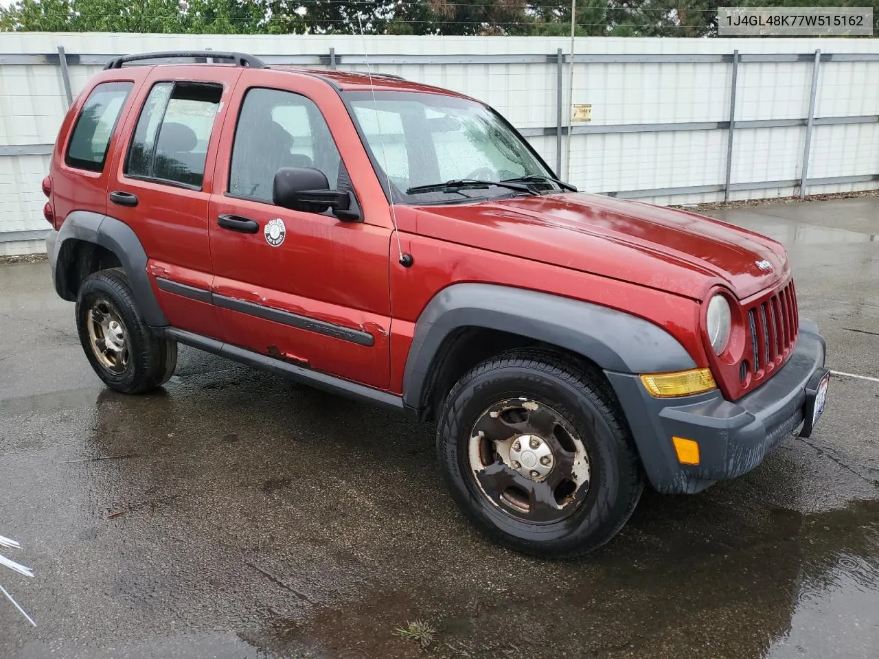 2007 Jeep Liberty Sport VIN: 1J4GL48K77W515162 Lot: 73290804