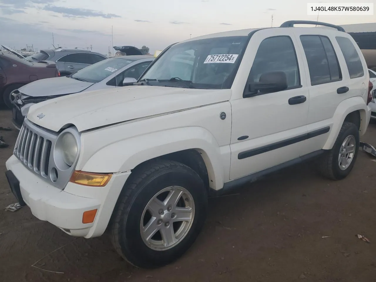 2007 Jeep Liberty Sport VIN: 1J4GL48K57W580639 Lot: 75712254