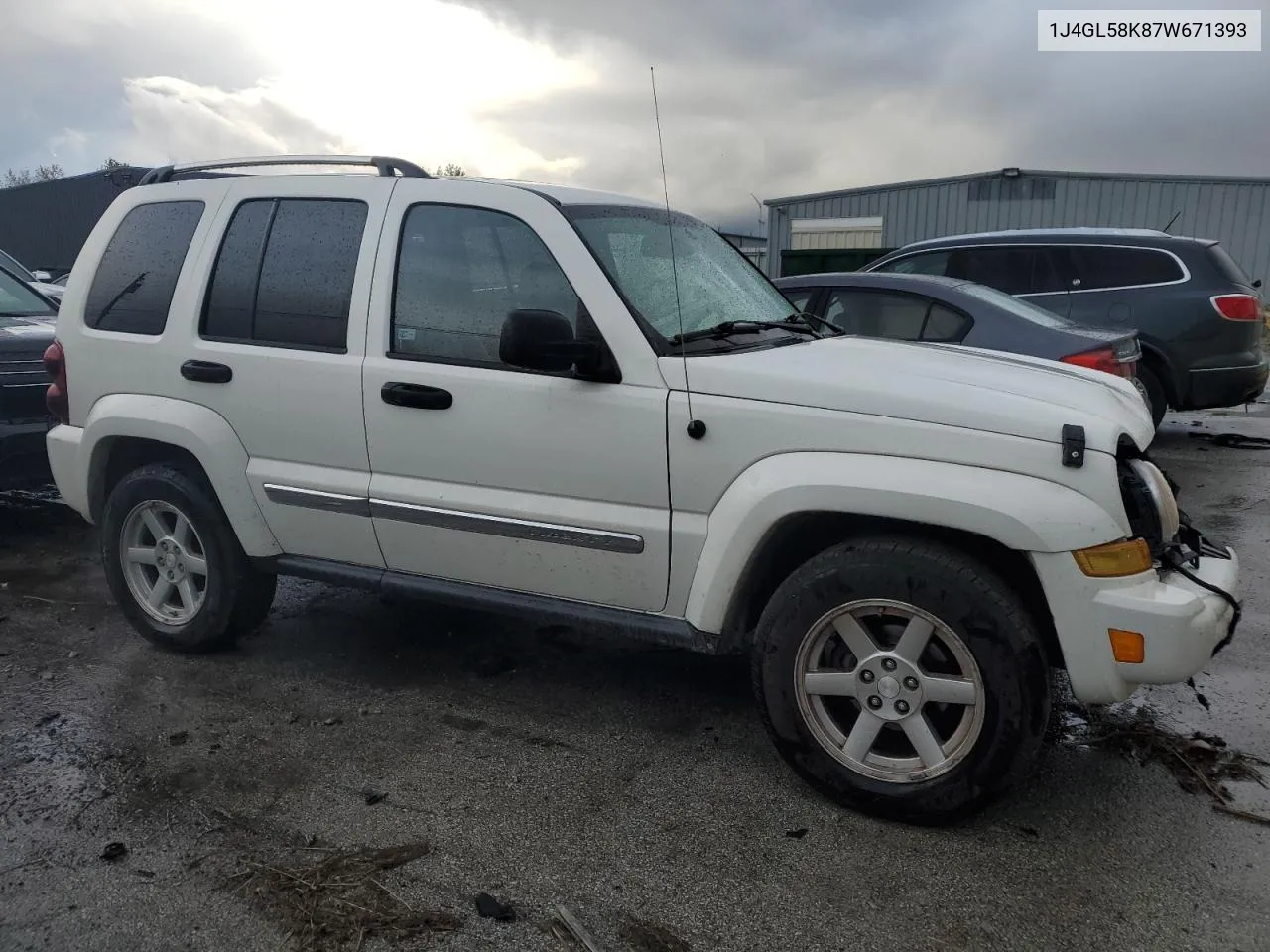 2007 Jeep Liberty Limited VIN: 1J4GL58K87W671393 Lot: 76187114