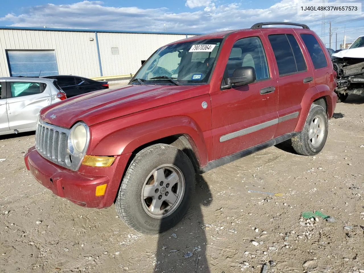 2007 Jeep Liberty Sport VIN: 1J4GL48K37W657573 Lot: 79070364