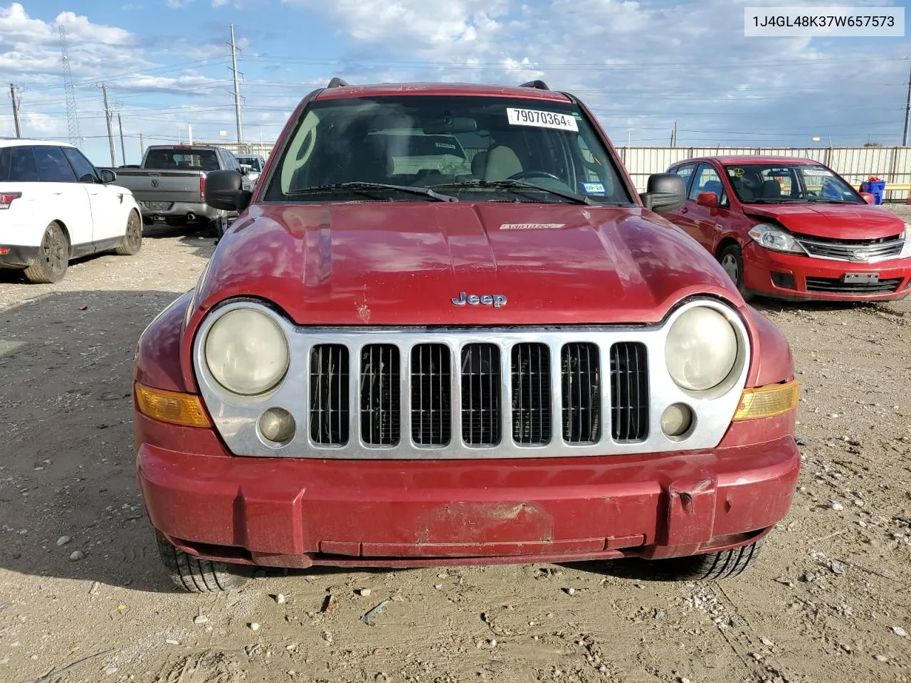 2007 Jeep Liberty Sport VIN: 1J4GL48K37W657573 Lot: 79070364