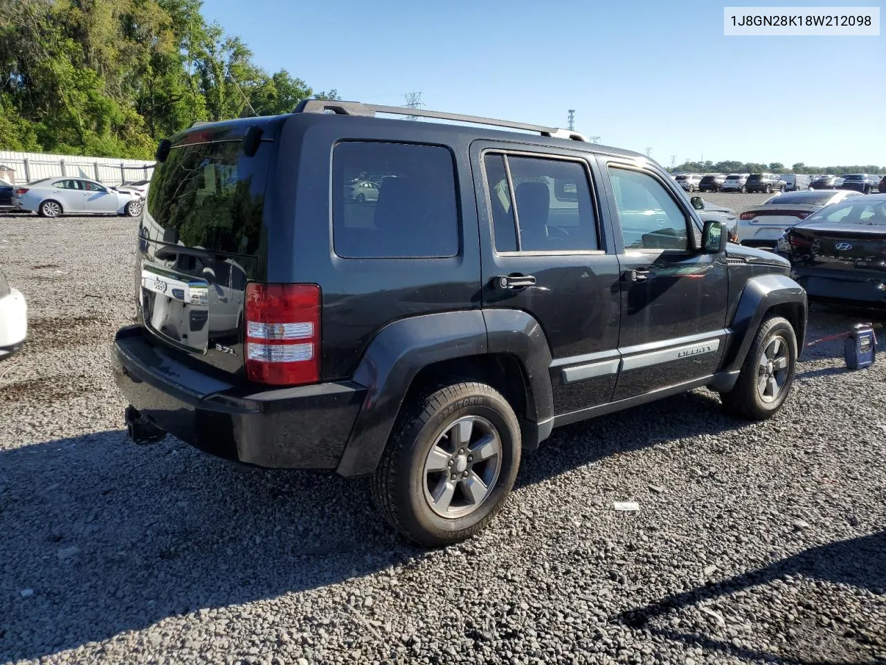 1J8GN28K18W212098 2008 Jeep Liberty Sport