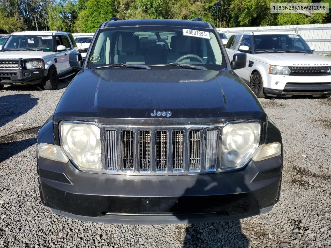 2008 Jeep Liberty Sport VIN: 1J8GN28K18W212098 Lot: 48807394