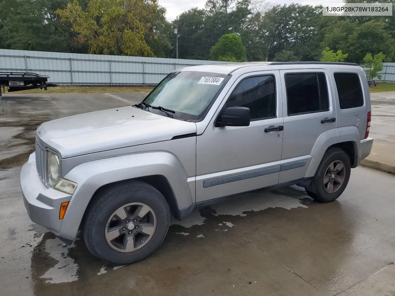 1J8GP28K78W183264 2008 Jeep Liberty Sport