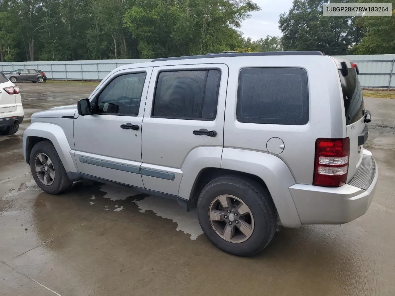 1J8GP28K78W183264 2008 Jeep Liberty Sport