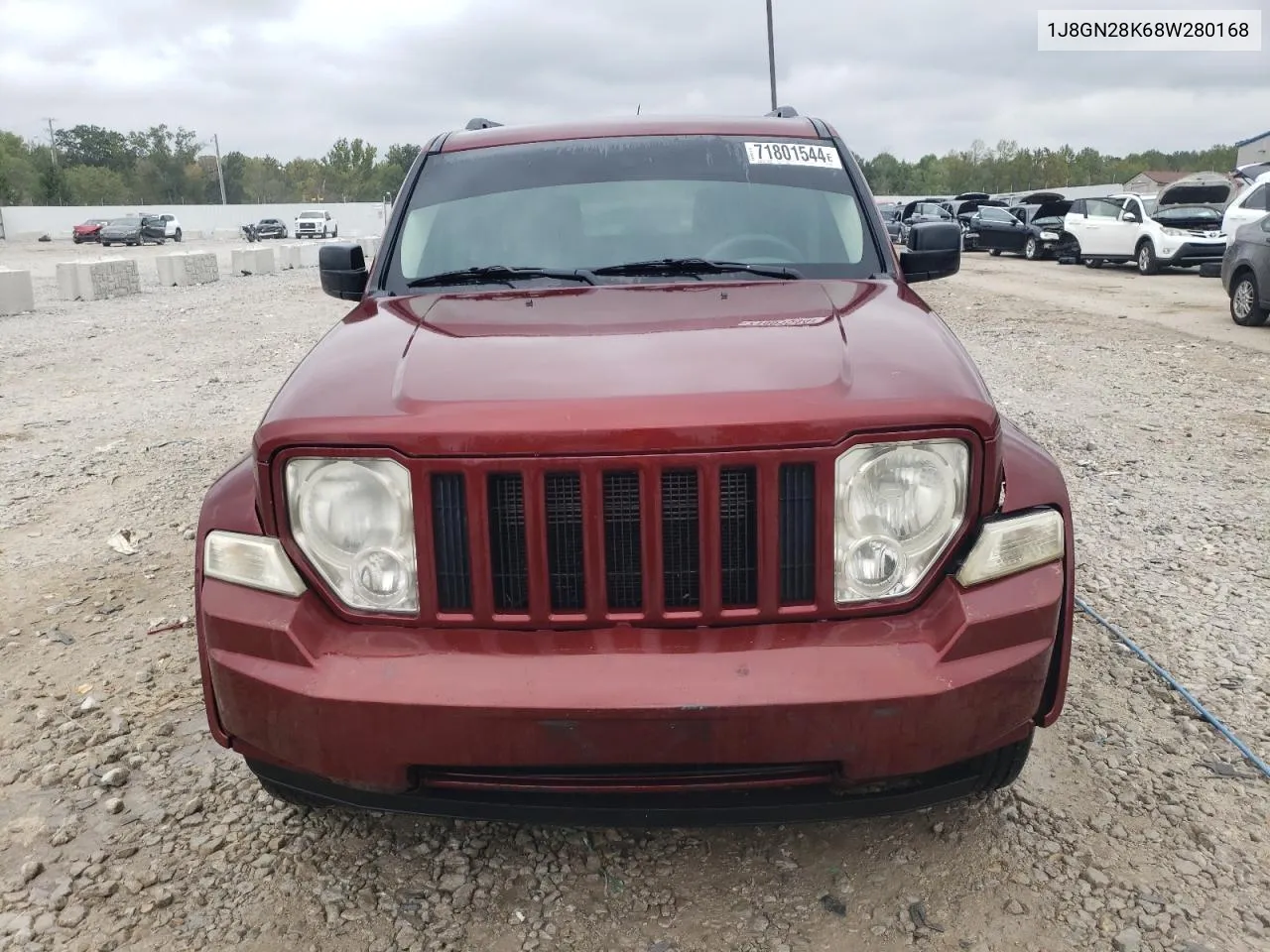 2008 Jeep Liberty Sport VIN: 1J8GN28K68W280168 Lot: 71801544