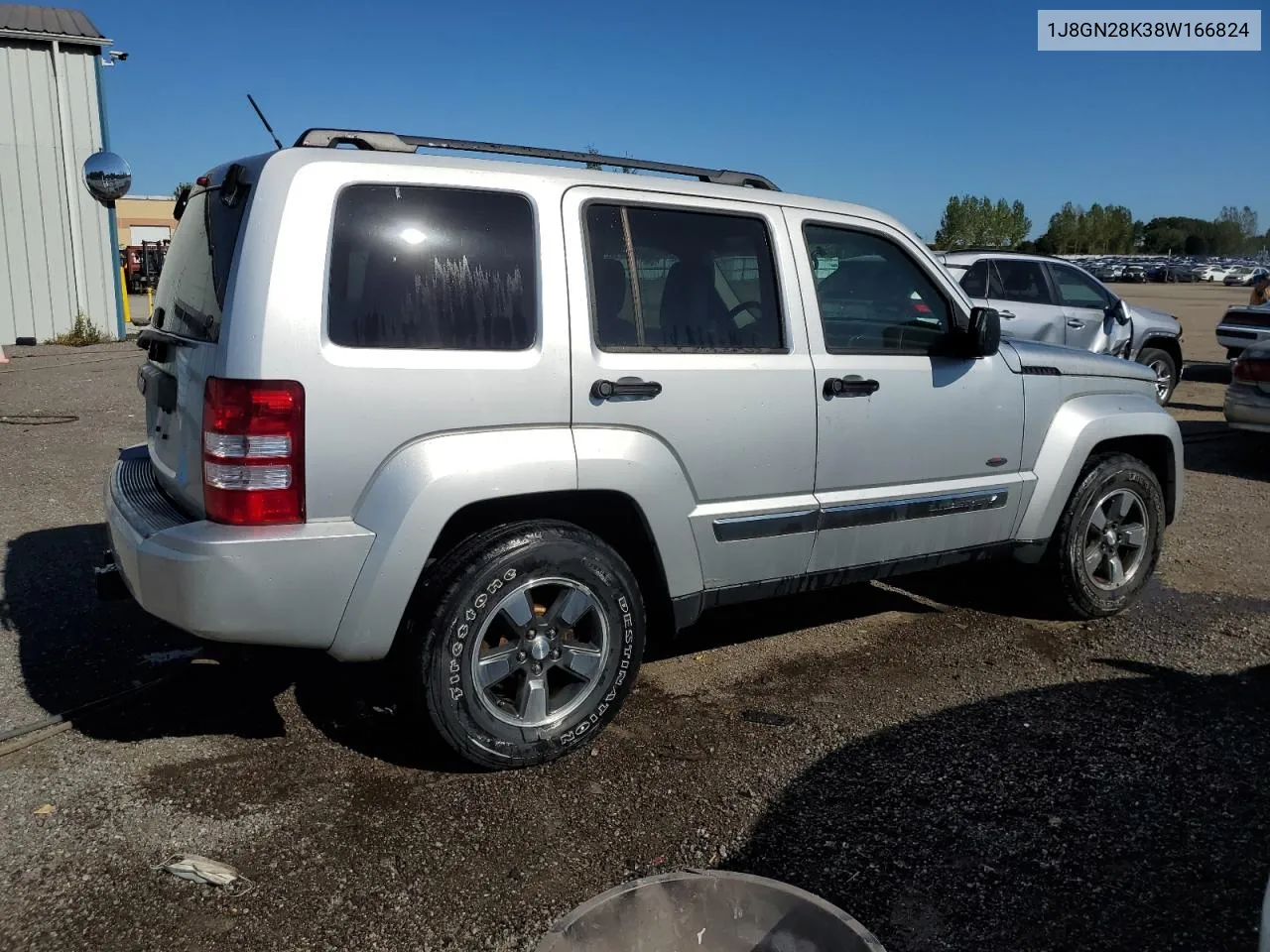 1J8GN28K38W166824 2008 Jeep Liberty Sport