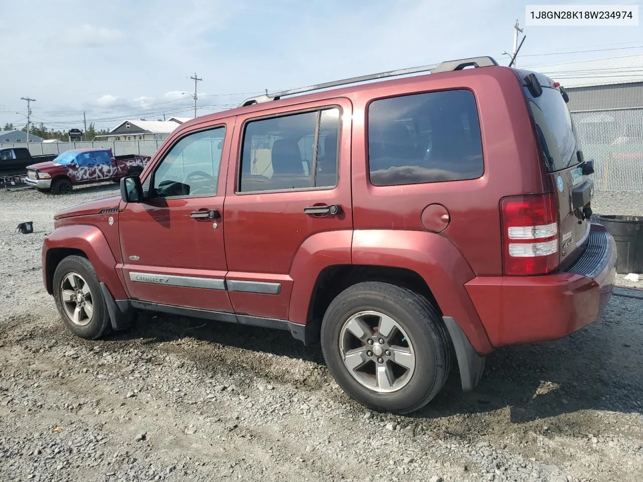 1J8GN28K18W234974 2008 Jeep Liberty Sport