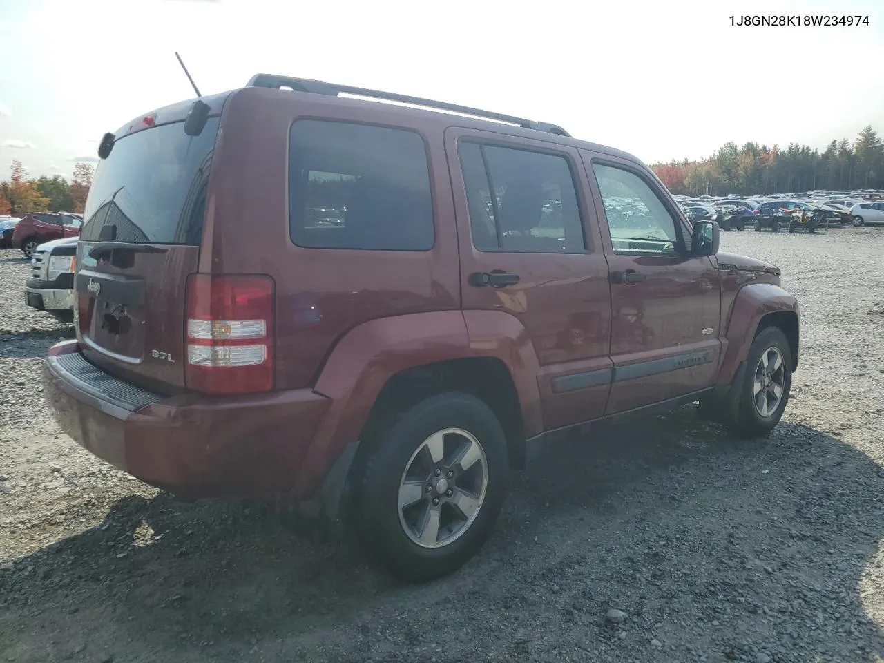 2008 Jeep Liberty Sport VIN: 1J8GN28K18W234974 Lot: 74310844