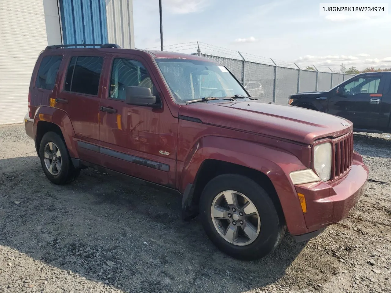 1J8GN28K18W234974 2008 Jeep Liberty Sport