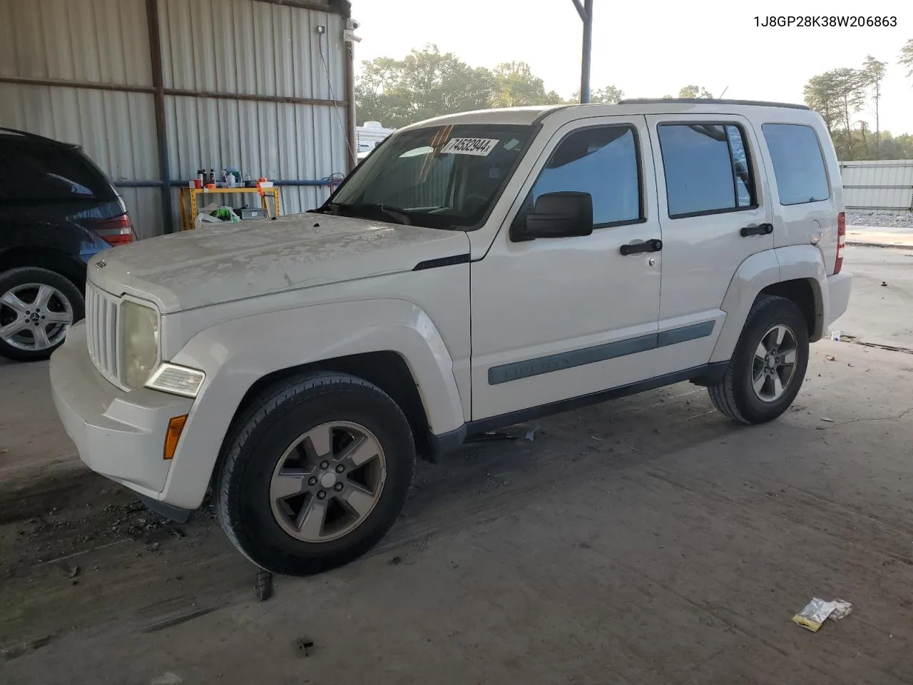 1J8GP28K38W206863 2008 Jeep Liberty Sport