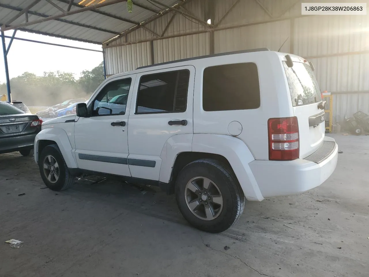 2008 Jeep Liberty Sport VIN: 1J8GP28K38W206863 Lot: 74532944