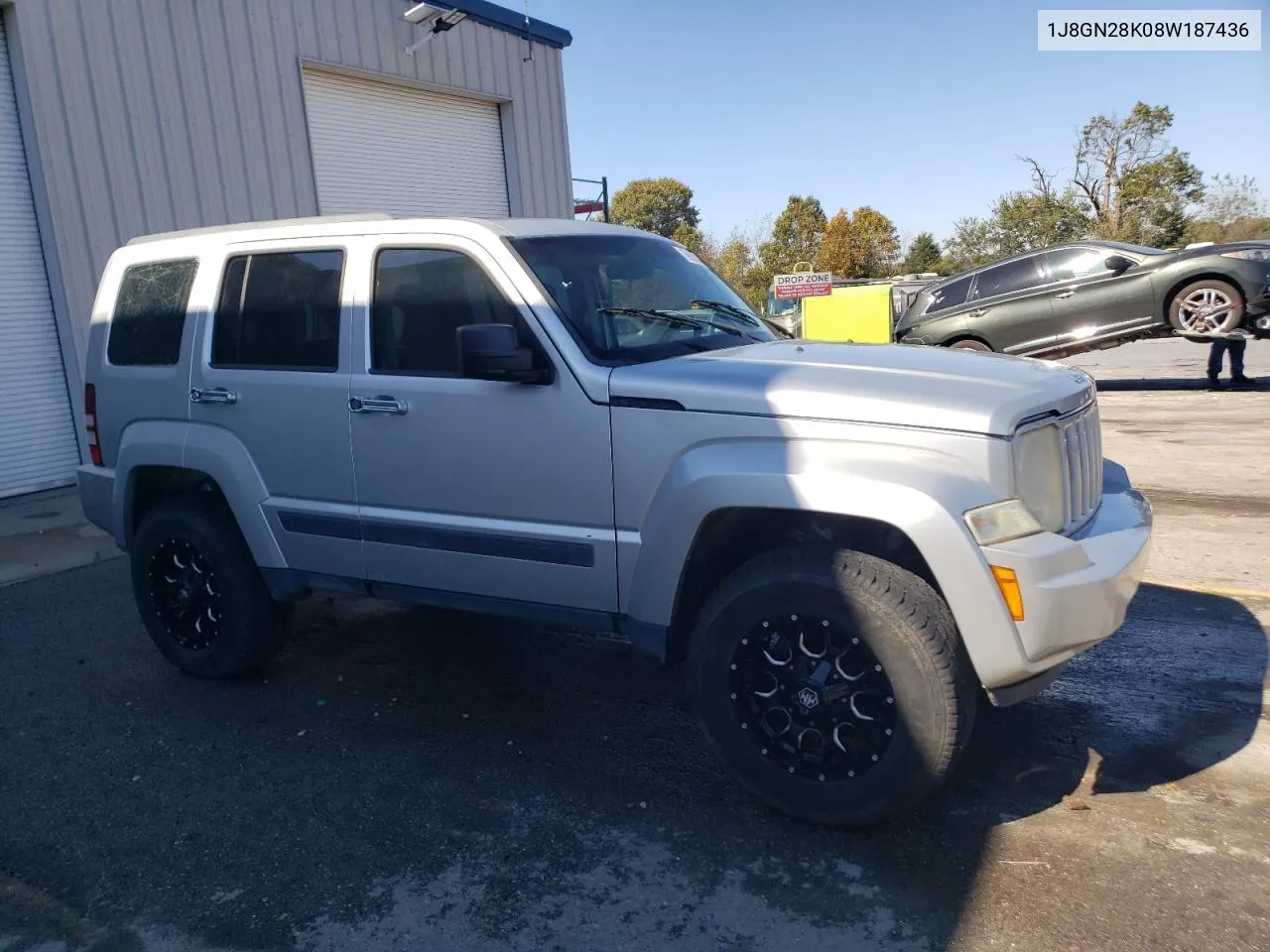 1J8GN28K08W187436 2008 Jeep Liberty Sport