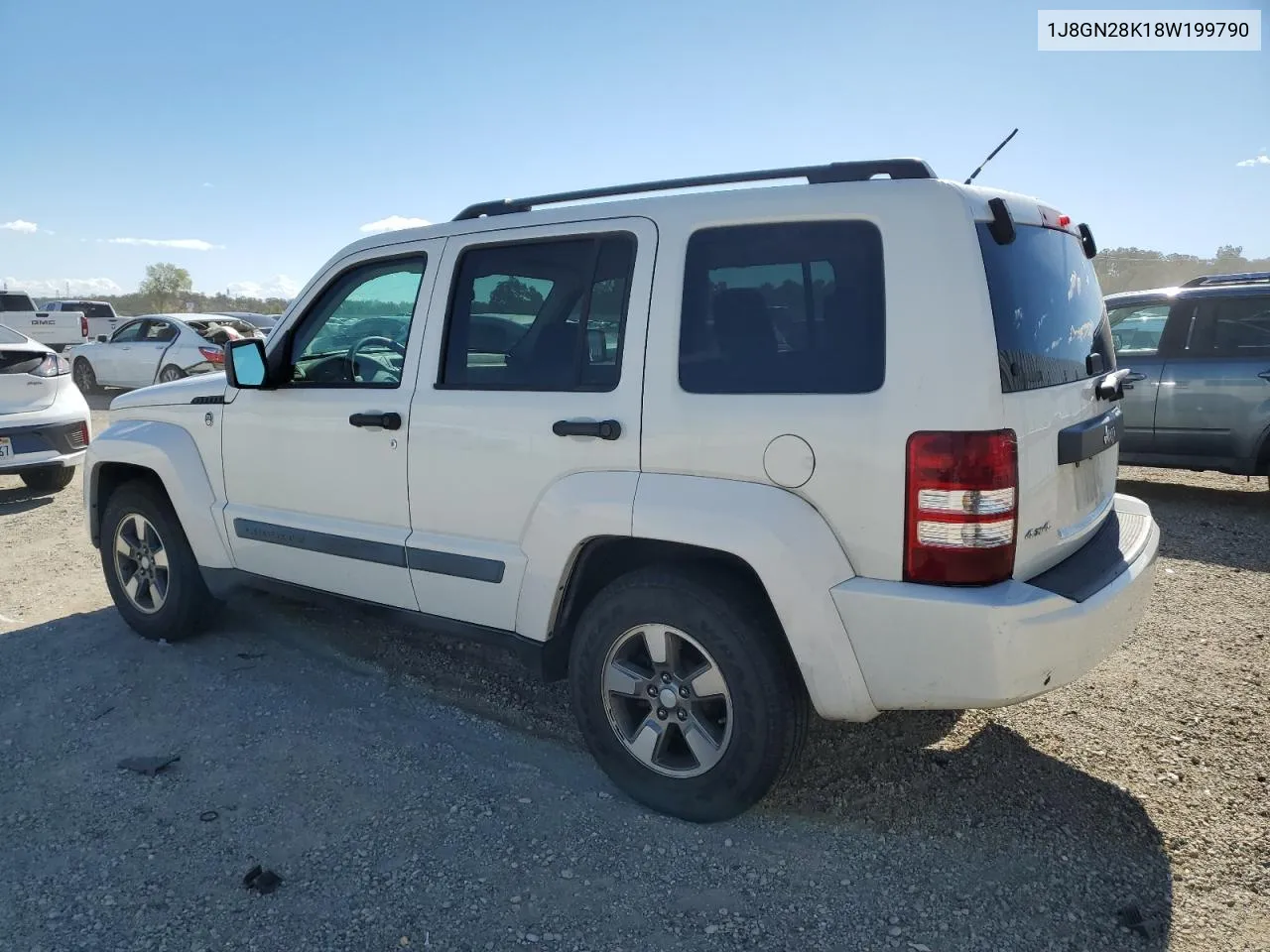 2008 Jeep Liberty Sport VIN: 1J8GN28K18W199790 Lot: 76892594