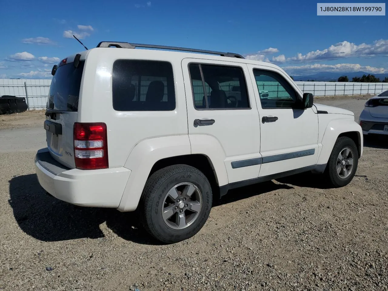 2008 Jeep Liberty Sport VIN: 1J8GN28K18W199790 Lot: 76892594