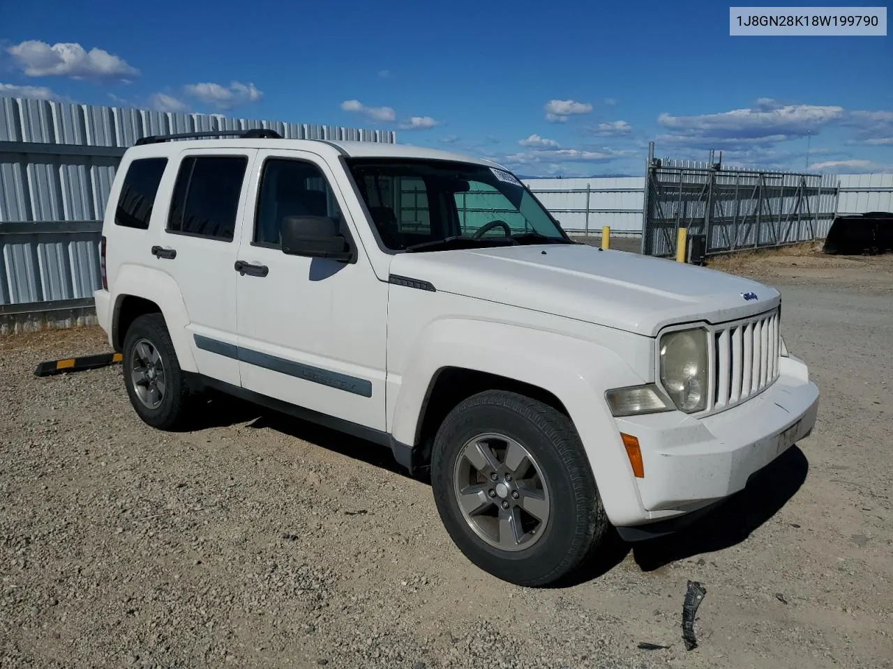 1J8GN28K18W199790 2008 Jeep Liberty Sport