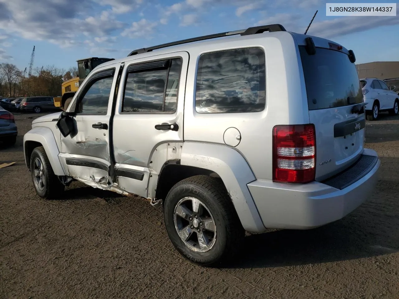 2008 Jeep Liberty Sport VIN: 1J8GN28K38W144337 Lot: 77778114