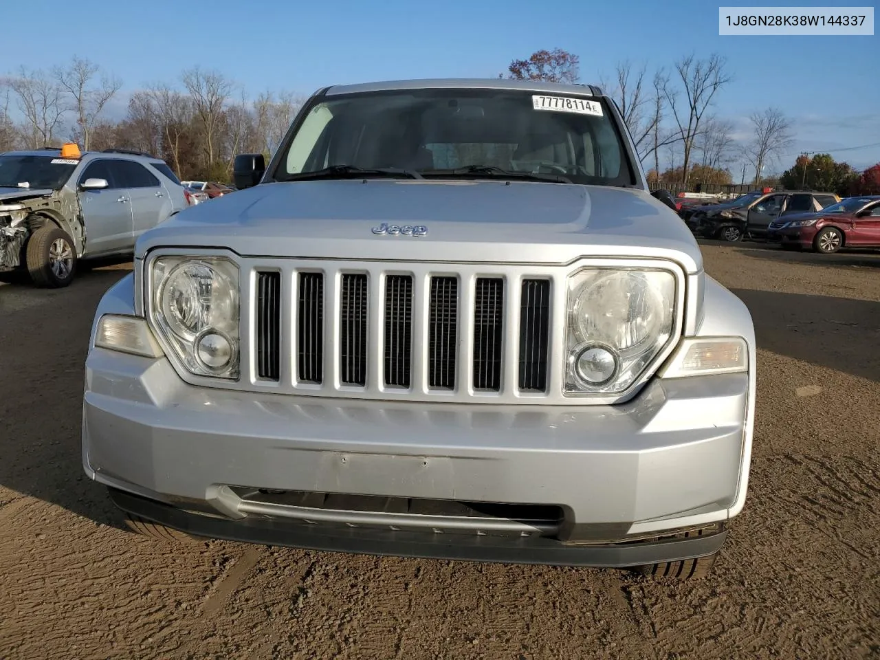 2008 Jeep Liberty Sport VIN: 1J8GN28K38W144337 Lot: 77778114