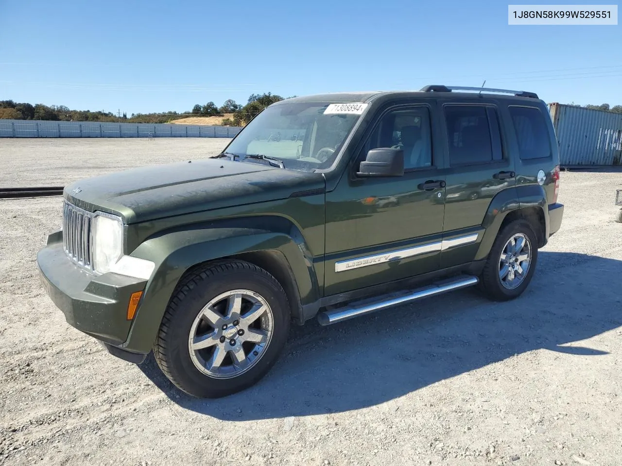 2009 Jeep Liberty Limited VIN: 1J8GN58K99W529551 Lot: 71308894