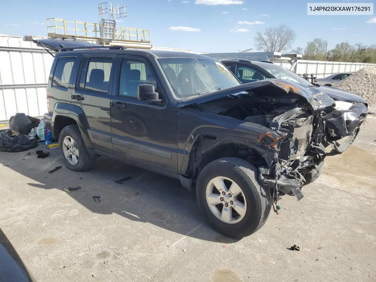 1J4PN2GKXAW176291 2010 Jeep Liberty Sport