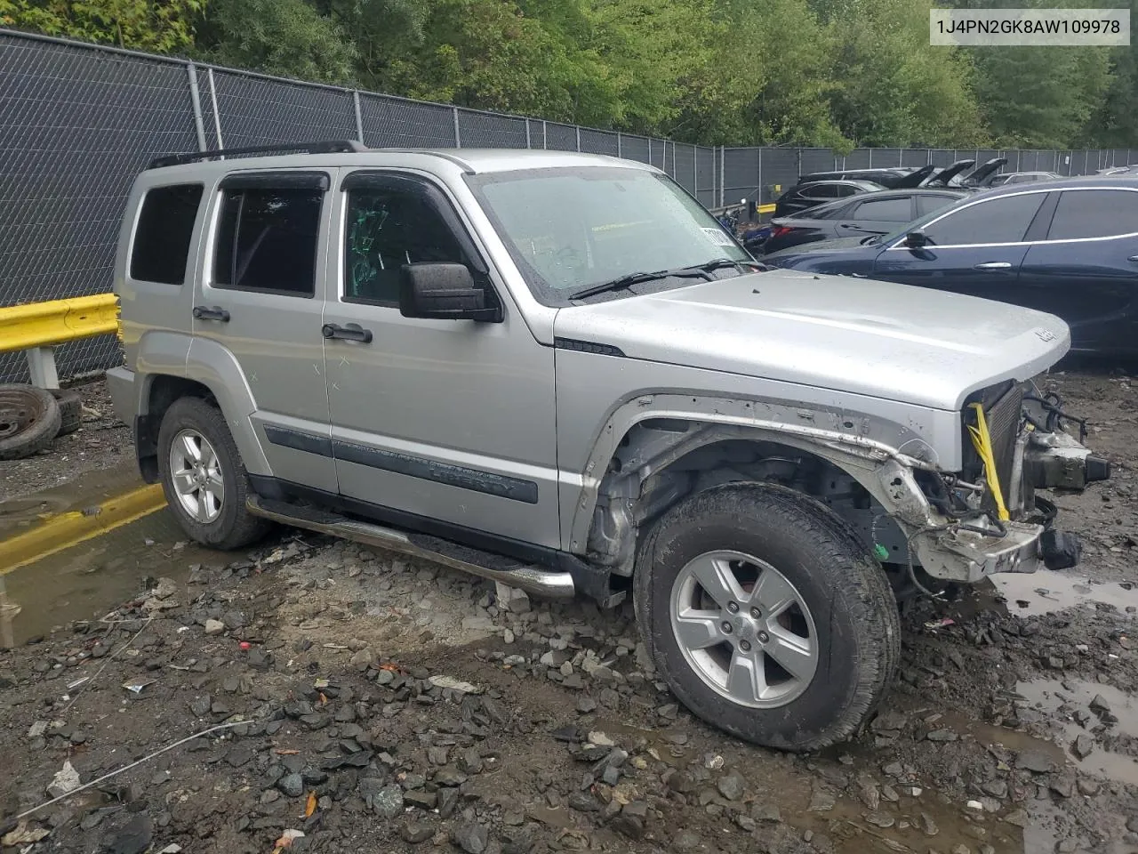 1J4PN2GK8AW109978 2010 Jeep Liberty Sport