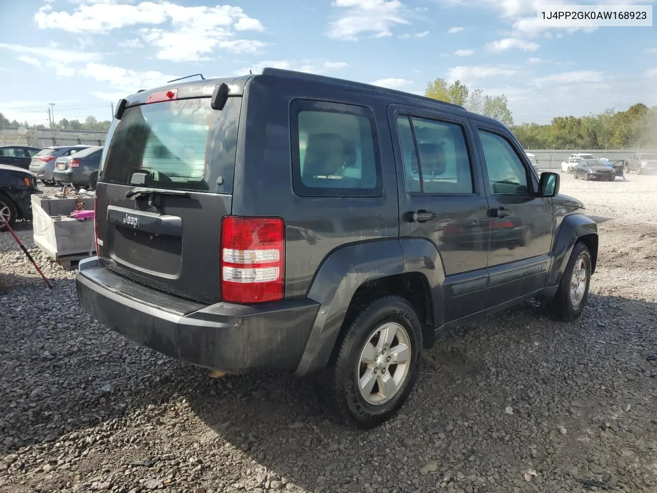 2010 Jeep Liberty Sport VIN: 1J4PP2GK0AW168923 Lot: 74219334