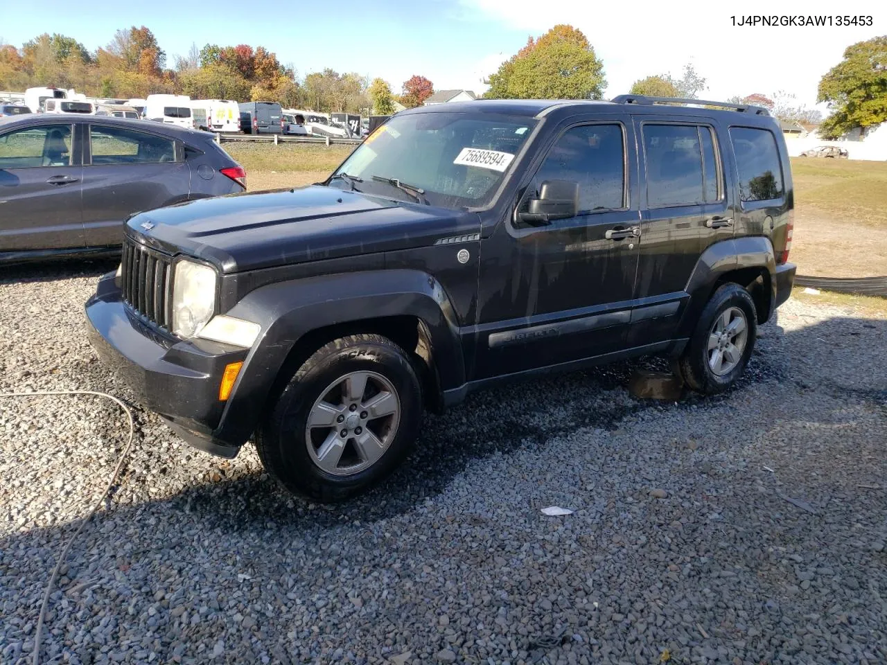 2010 Jeep Liberty Sport VIN: 1J4PN2GK3AW135453 Lot: 75689594