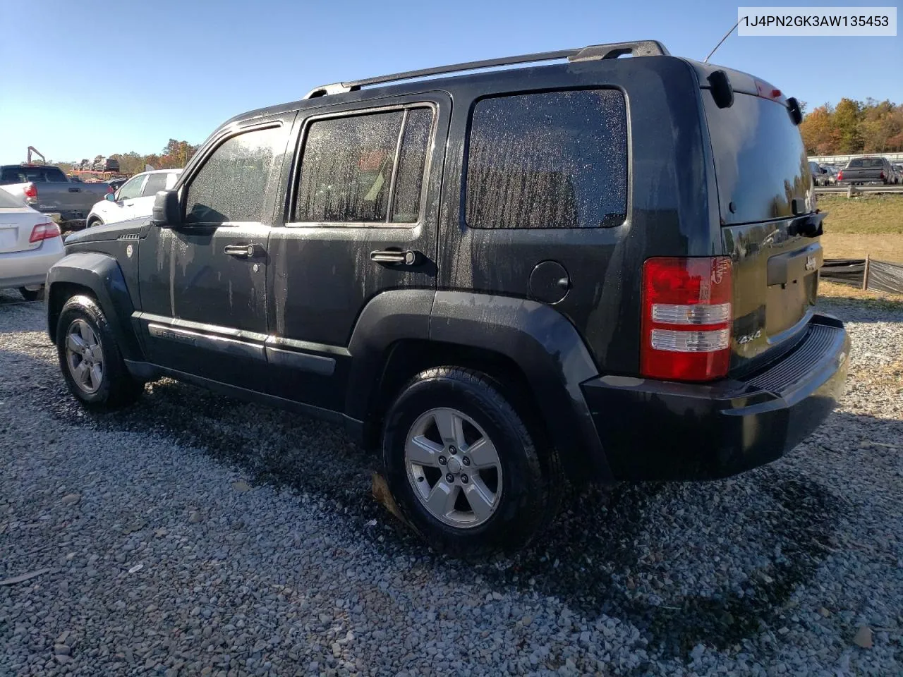 2010 Jeep Liberty Sport VIN: 1J4PN2GK3AW135453 Lot: 75689594