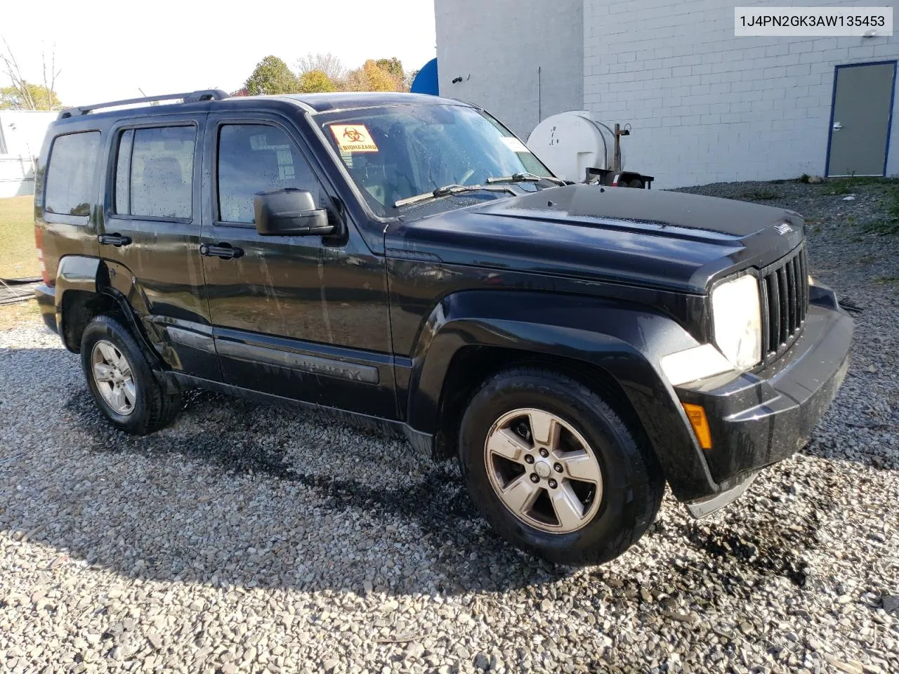 2010 Jeep Liberty Sport VIN: 1J4PN2GK3AW135453 Lot: 75689594