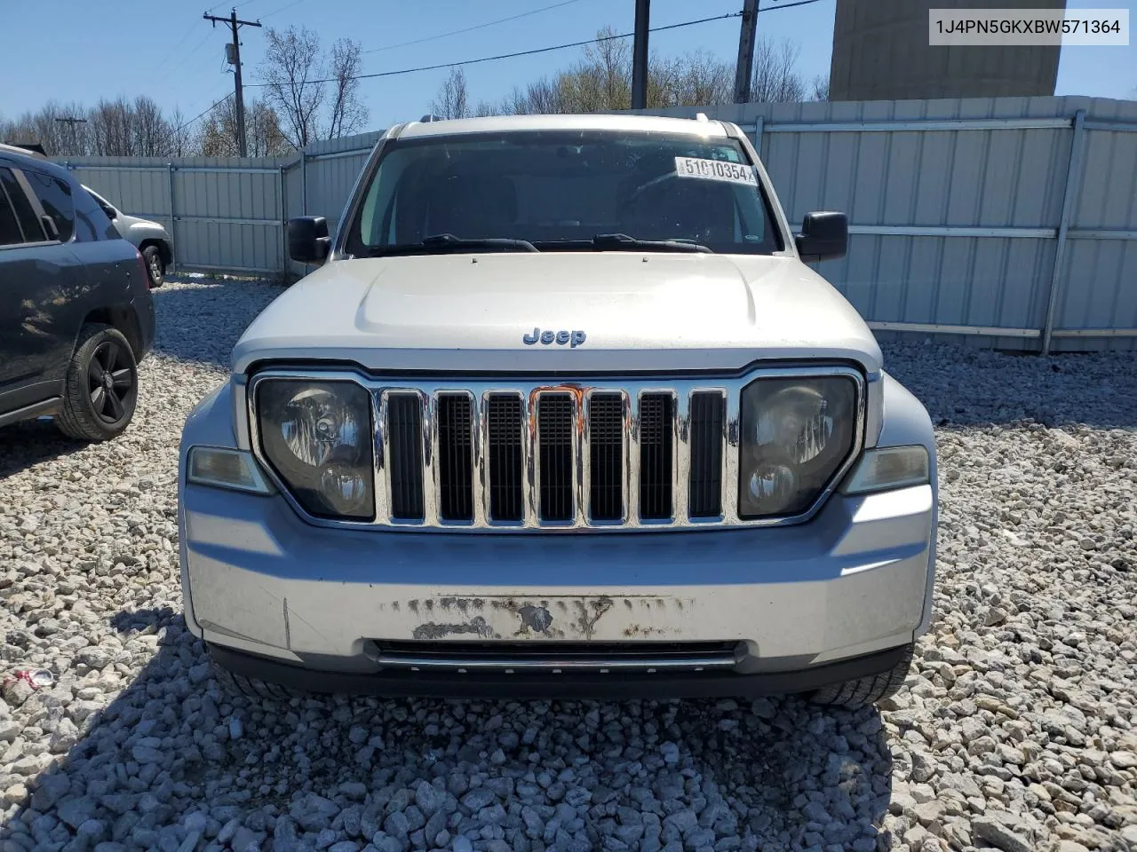 2011 Jeep Liberty Limited VIN: 1J4PN5GKXBW571364 Lot: 51010354