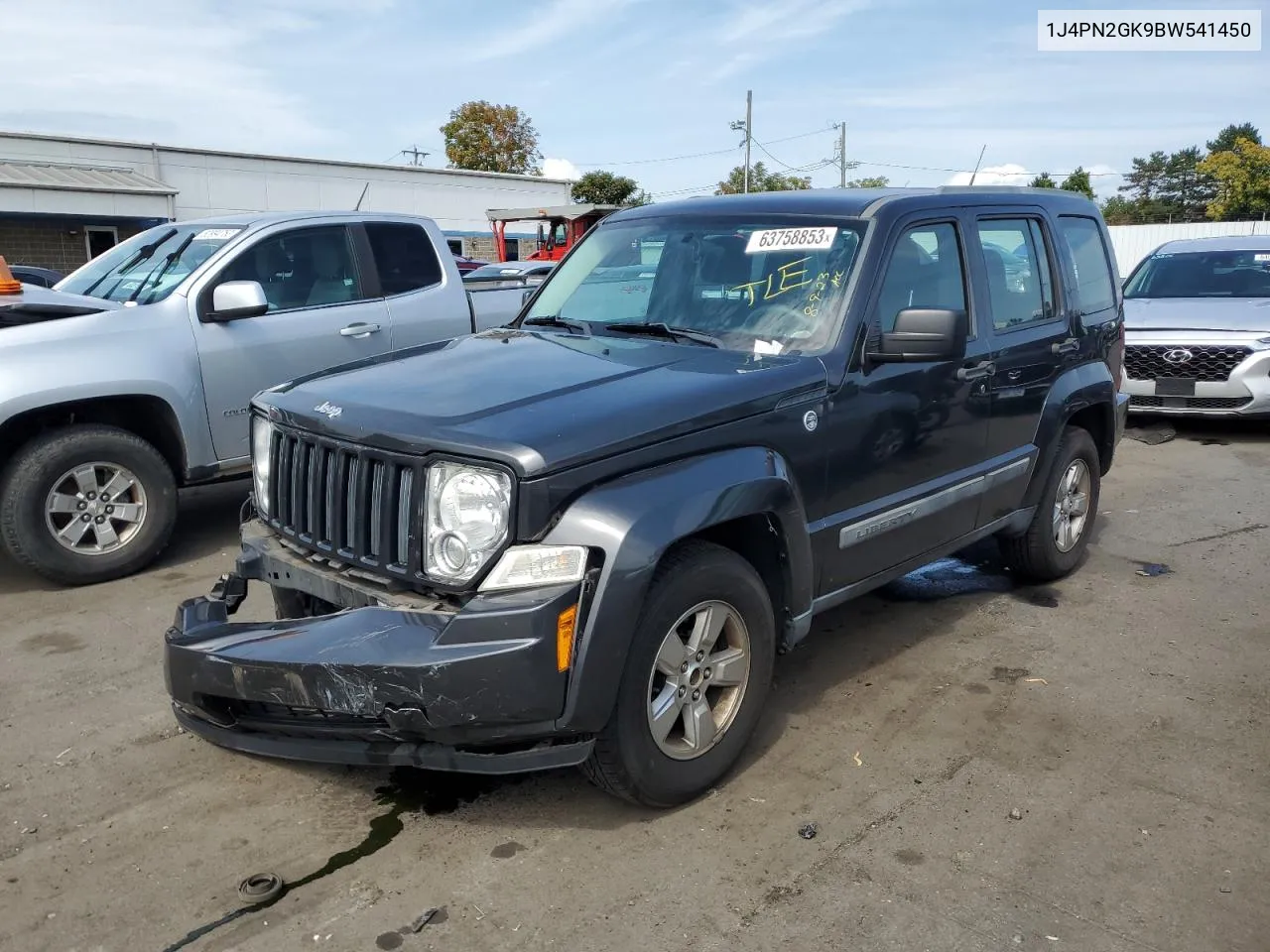 2011 Jeep Liberty Sport VIN: 1J4PN2GK9BW541450 Lot: 63758853