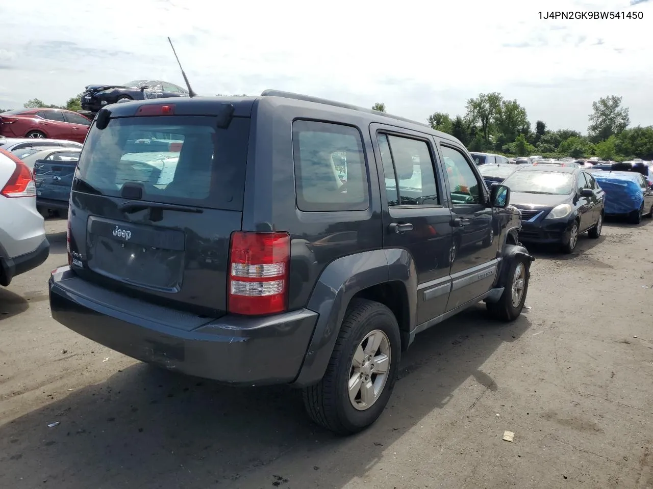 1J4PN2GK9BW541450 2011 Jeep Liberty Sport