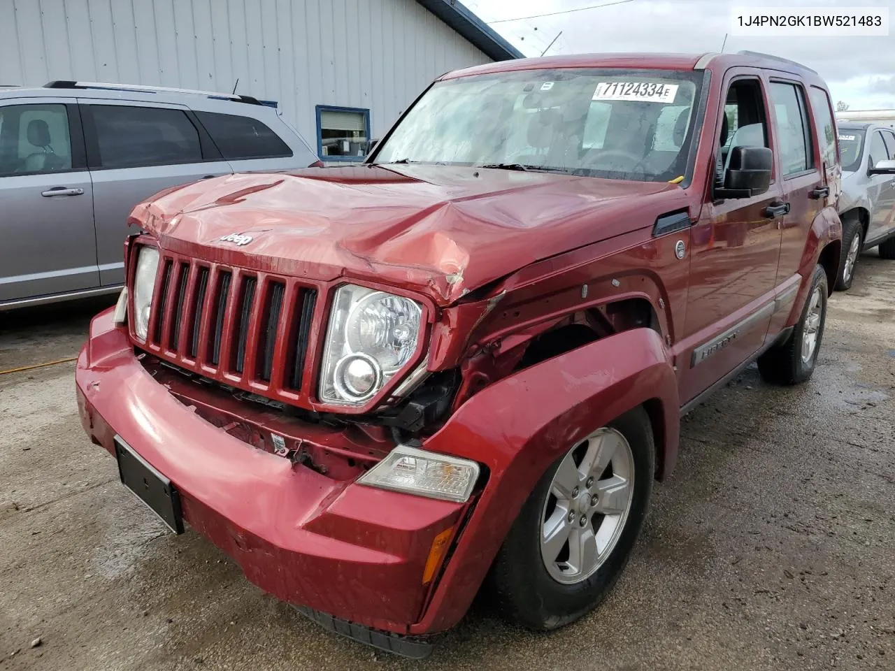 1J4PN2GK1BW521483 2011 Jeep Liberty Sport