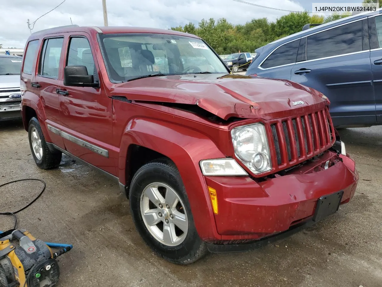 2011 Jeep Liberty Sport VIN: 1J4PN2GK1BW521483 Lot: 71124334