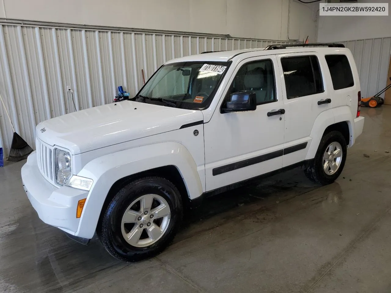 1J4PN2GK2BW592420 2011 Jeep Liberty Sport