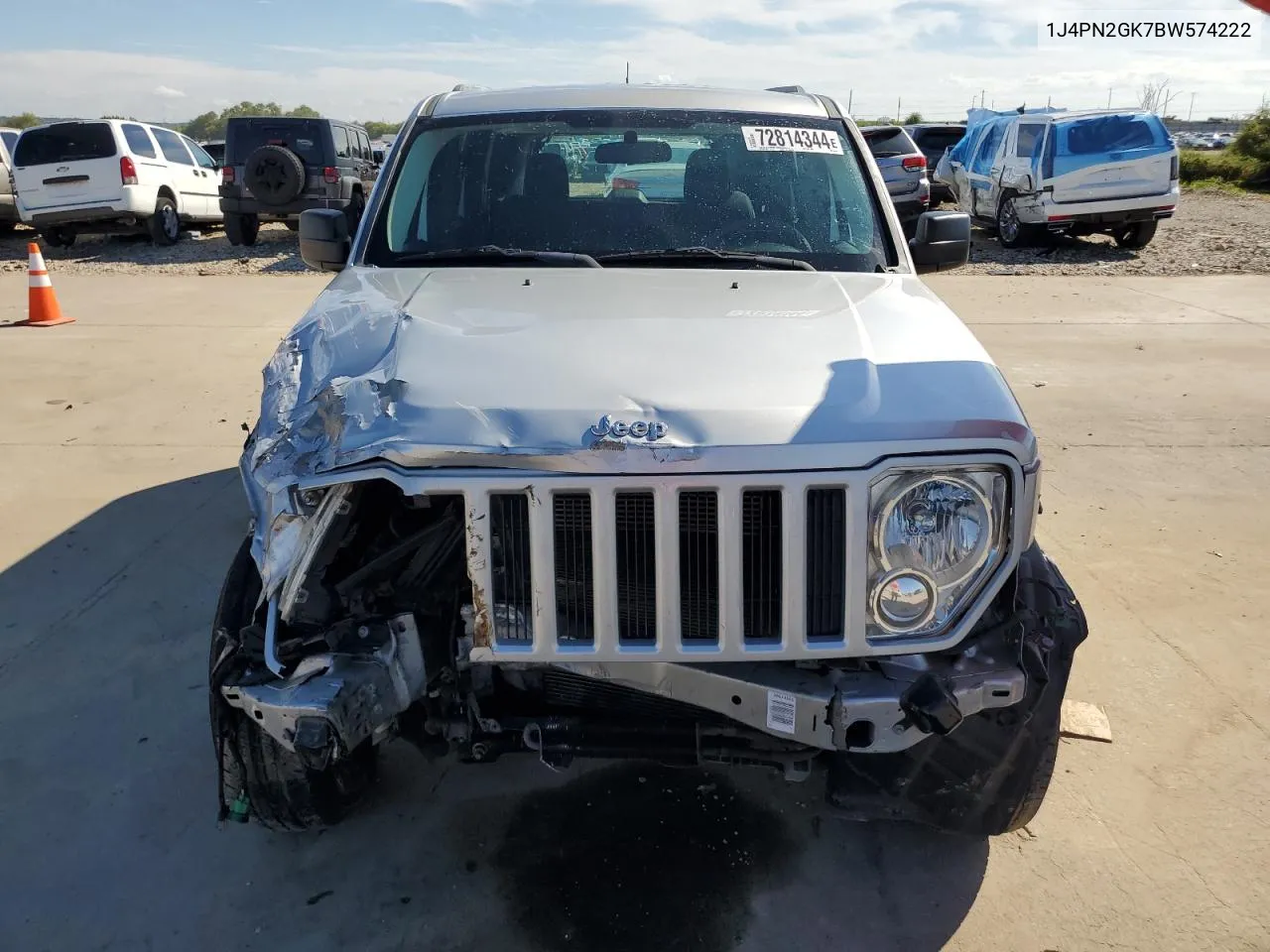 2011 Jeep Liberty Sport VIN: 1J4PN2GK7BW574222 Lot: 72814344