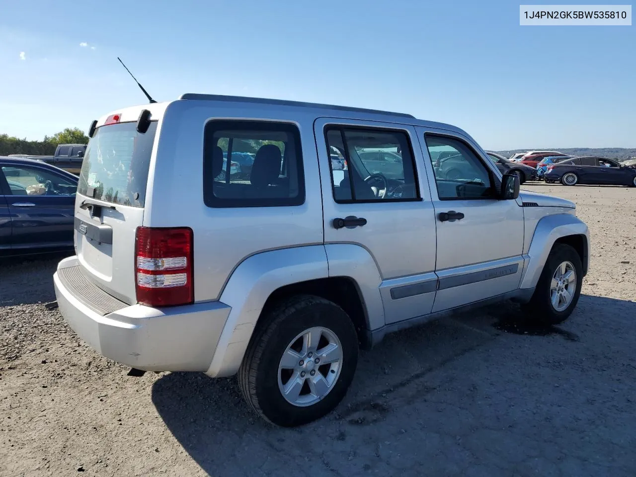 1J4PN2GK5BW535810 2011 Jeep Liberty Sport