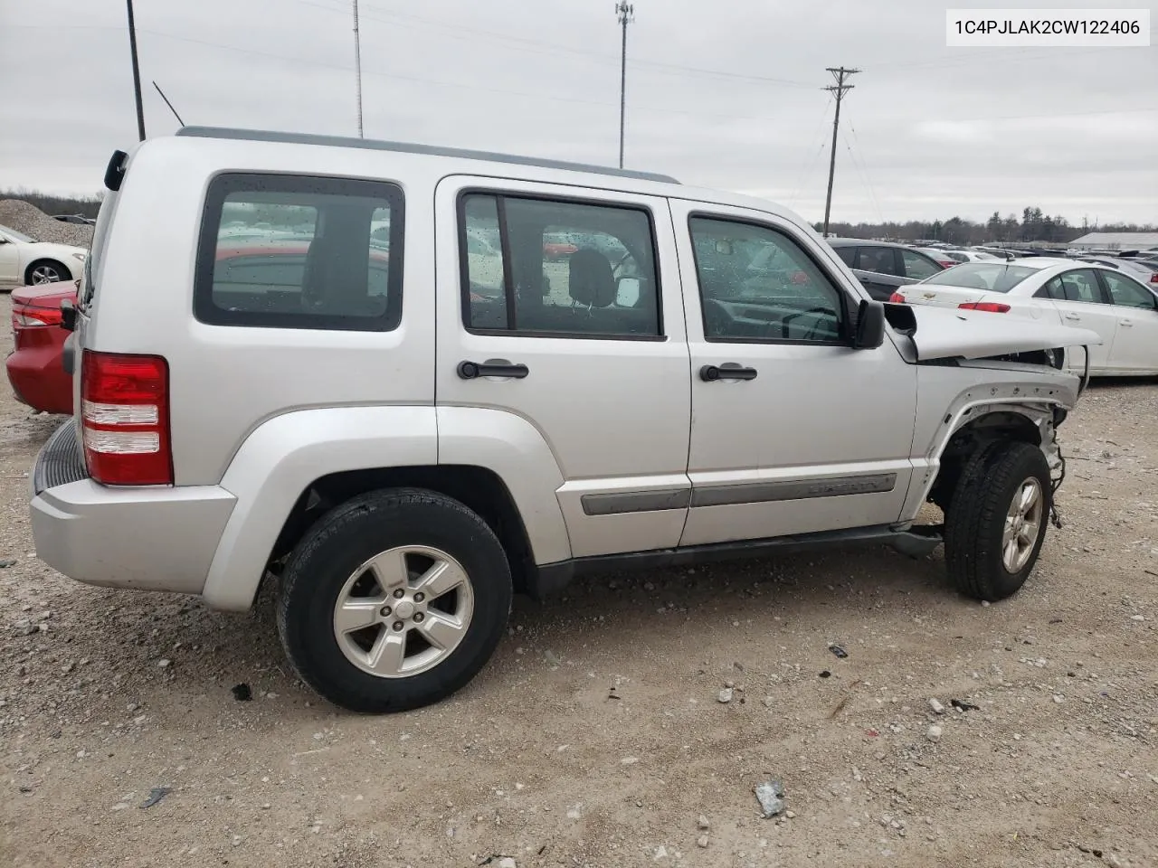 1C4PJLAK2CW122406 2012 Jeep Liberty Sport