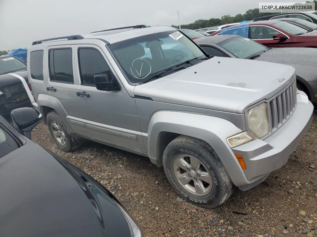 2012 Jeep Liberty Sport VIN: 1C4PJLAK6CW123638 Lot: 61810354