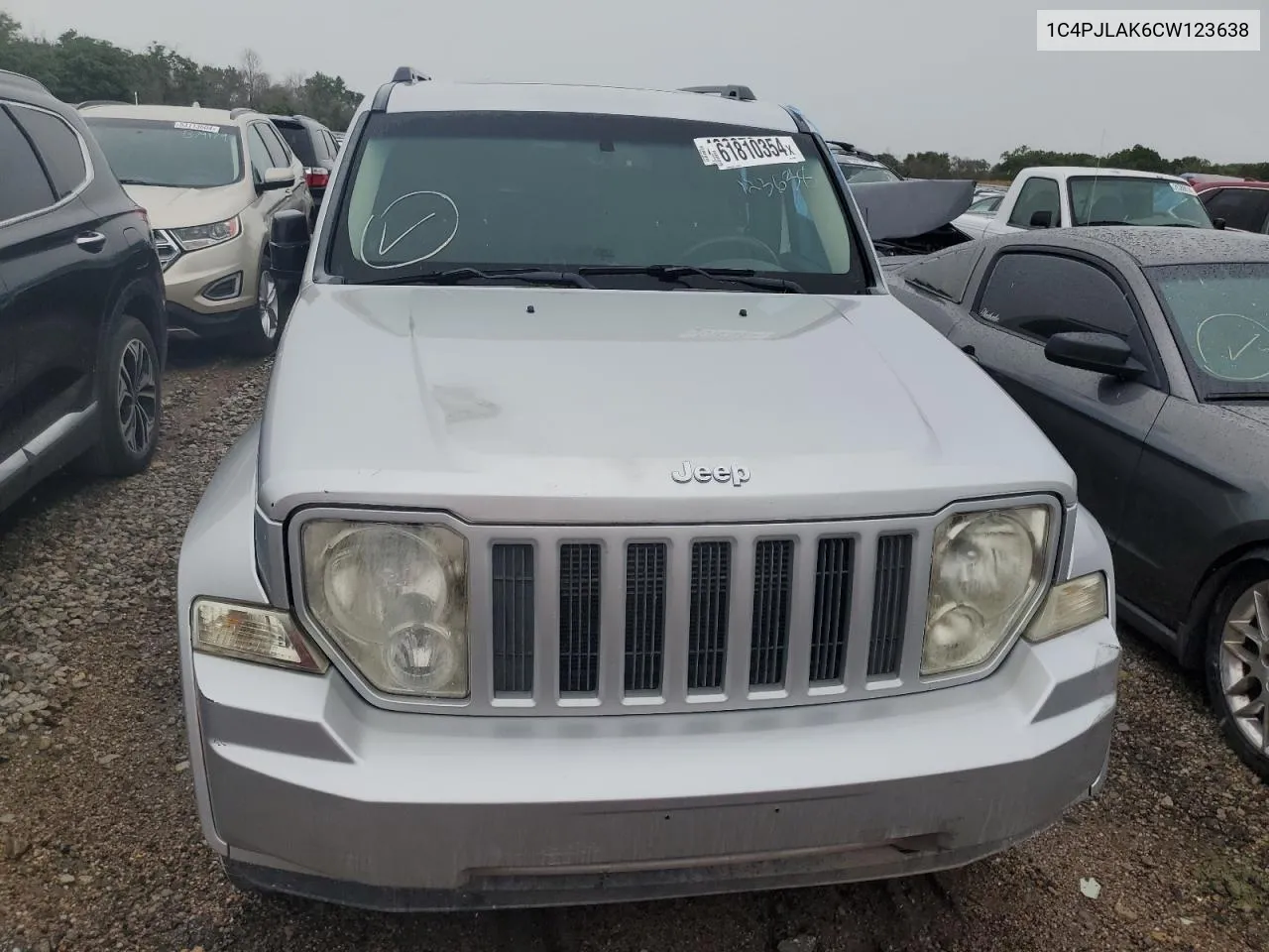 2012 Jeep Liberty Sport VIN: 1C4PJLAK6CW123638 Lot: 61810354