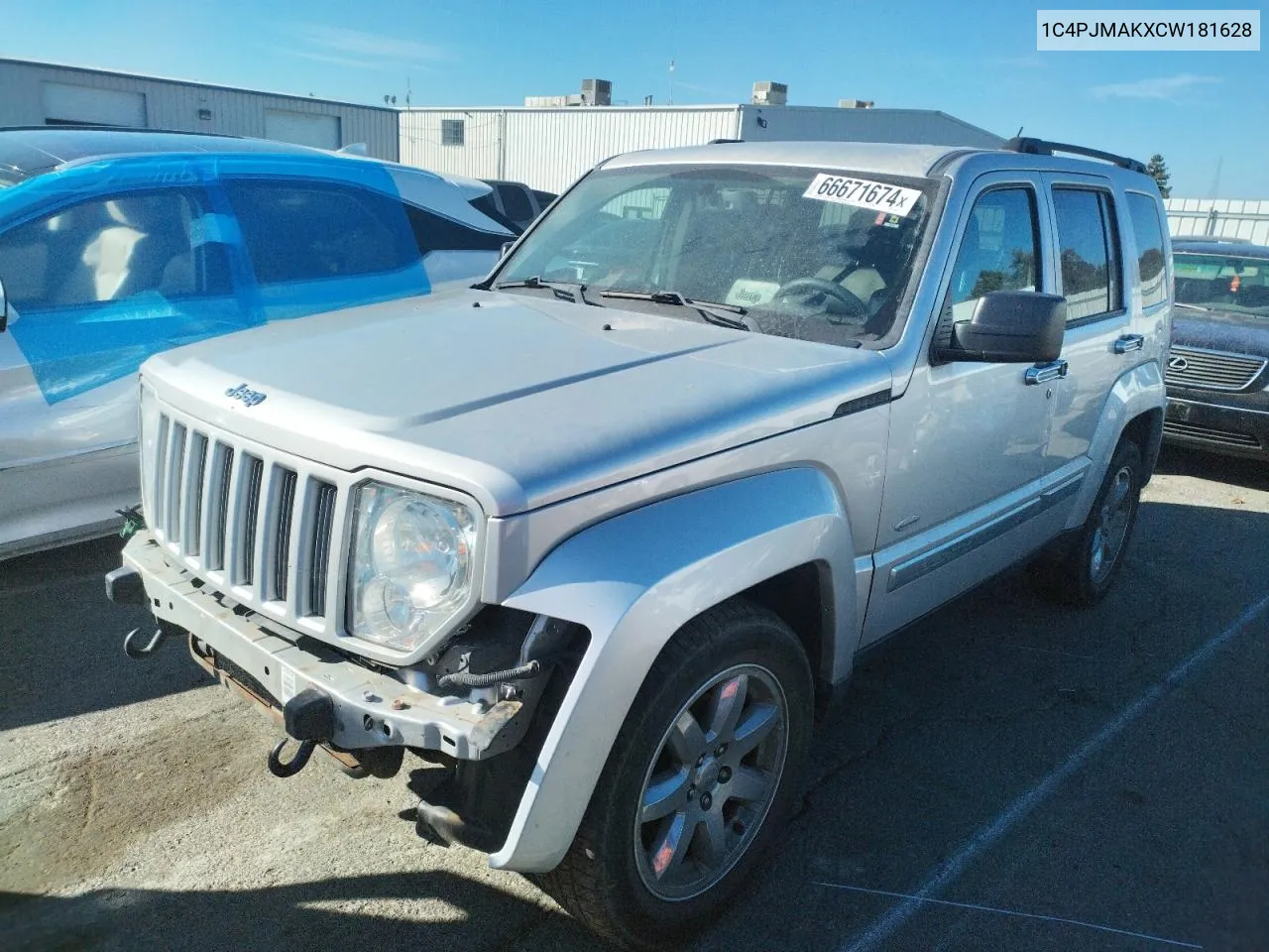 2012 Jeep Liberty Sport VIN: 1C4PJMAKXCW181628 Lot: 66671674