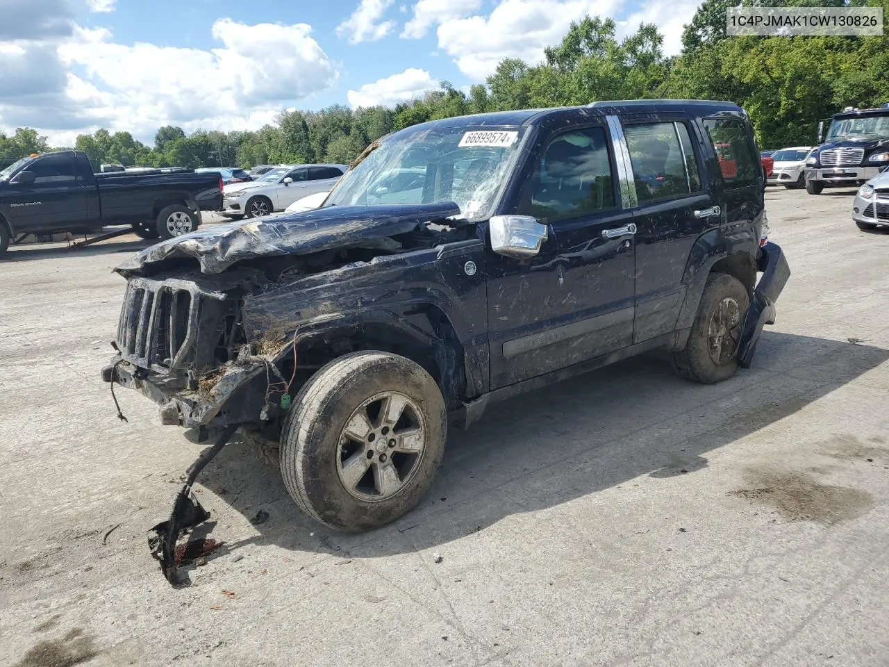 2012 Jeep Liberty Sport VIN: 1C4PJMAK1CW130826 Lot: 66899574